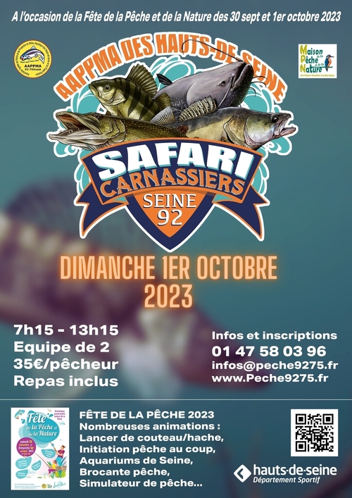 Safari Carnassiers Seine 92 : 1er octobre 2023